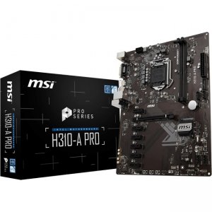 MSI Desktop Motherboard H310APRO H310-A PRO