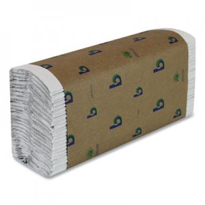 Boardwalk Green C-Fold Towels, White, 10 1/8 x 12 3/4, 150/Pack, 16 Packs/Carton BWK51GREEN