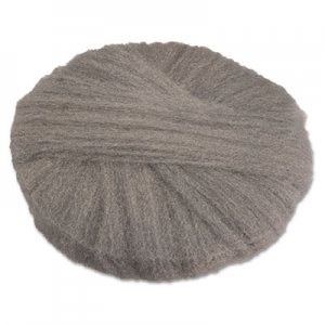 GMT Radial Steel Wool Pads, Grade 2 (Coarse): Stripping/Scrubbing, 20", Gray, 12/CT GMA120202 GMT 120202