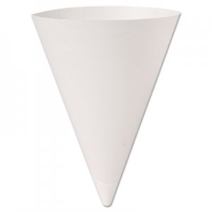 Dart Bare Treated Paper Cone Water Cups, 7 oz., White, 250/Bag, 20 Bags/Carton SCC156BB SCC 156BB