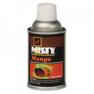 MISTY Metered Dry Deodorizer Refills, Mango, 7oz, Aerosol, 12/Carton AMR1021970 1021970