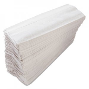 Morcon Paper C-Fold Paper Towels, 10 x 12 1/4, White, 200 Towels/Pack, 12 Packs/Carton MORC122 MOR