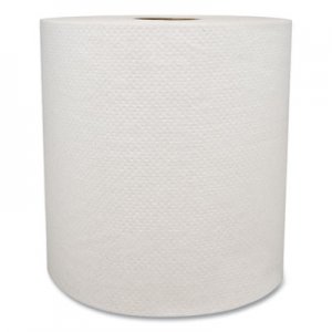 Morcon Paper Hardwound Roll Towels, 7 9/10" x 800ft, White, 6 Rolls/Carton MORW6800 MOR W6800