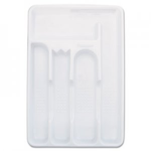 Rubbermaid Small Cutlery Tray, Plastic, 6/Case RUB2919RDWHICT 2919RDWHICT