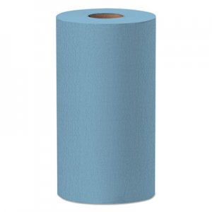 WypAll X60 Cloths, Small Roll, 9 4/5 x 13 2/5, Blue, 130/Roll KCC35411 35411