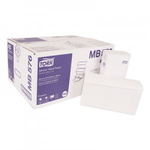 Tork Premium Multifold Towel, 2-Ply, 9.1" x 10.9", White, 16/Carton SCAMB576 MB576
