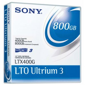 Sony LTO3 Ultrium Data Cartridge, 400GB/800GB LTX400G/4