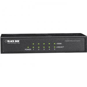 Black Box Gigabit Ethernet Switch - 5-Port LGB505A