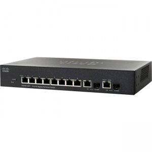 Cisco 10-Port Gigabit Smart Switch, PoE - Refurbished SG200-10FP-CN-RF SG200-10FP