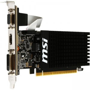 MSI NVIDIA GeForce GT 710 Graphic Card G7101D3HP GT 710 1GD3H LP