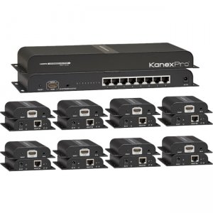 KanexPro HDMI 1x8 Distribution Amplifier Over CAT5e/6 Outputs SP-HDCAT1X8