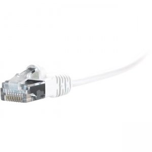 Comprehensive MicroFlex Pro AV/IT CAT6 Snagless Patch Cable White 1ft MCAT6-1PROWHT