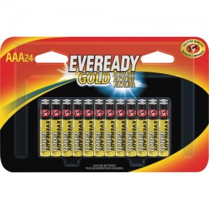 Eveready Gold Alkaline AAA Batteries A92BP24 EVEA92BP24