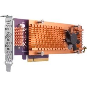 QNAP Quad M.2 2280 PCIe (Gen2 x4) NVMe SSD Expansion Card QM2-4P-284