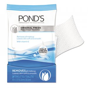 Pond's MoistureClean Towelettes, Original, 28/Pack UNI11933PK 11933PK