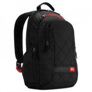 Case Logic Diamond 14" Backpack, 6.3" x 13.4" x 17.3", Black CLG3201265 3201265