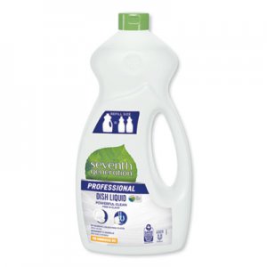 Seventh Generation Natural Dishwashing Liquid, 50 oz Bottle, Unscented SEV44719EA 44719EA