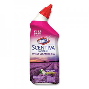 Clorox Scentiva Manual Toilet Bowl Cleaner, Tuscan Lavender & Jasmine, 24 oz, 6/CT CLO31786 31786