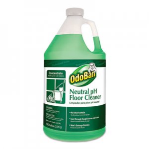 OdoBan Neutral pH Floor Cleaner, 128 oz Bottle, Floral, 4/CT ODO936162G4 936162G4