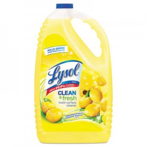 LYSOL Brand Clean & Fresh Multi-Surface Cleaner, Lemon, 144 oz Bottle RAC77617EA 36241-77617