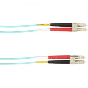 Black Box Fiber Optic Duplex Patch Network Cable FOCMRM4-LCLC-AQ