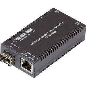 Black Box MultiPower Miniature Media Converter Fast Ethernet SFP LHC301A-R3