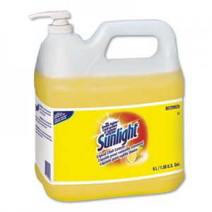 Sunlight Liquid Dish, Lemon Scent, 6 L Container, 2/Carton DVO95729829 95729829