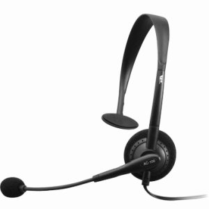 Cyber Acoustics Monaural Headset AC-100B