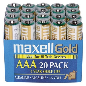 Maxell AAA Alkaline General Purpose Battery 723849