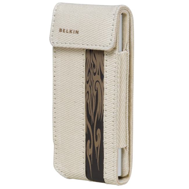 Belkin Canvas Flip Case for iPod nano 2G F8Z128-BT