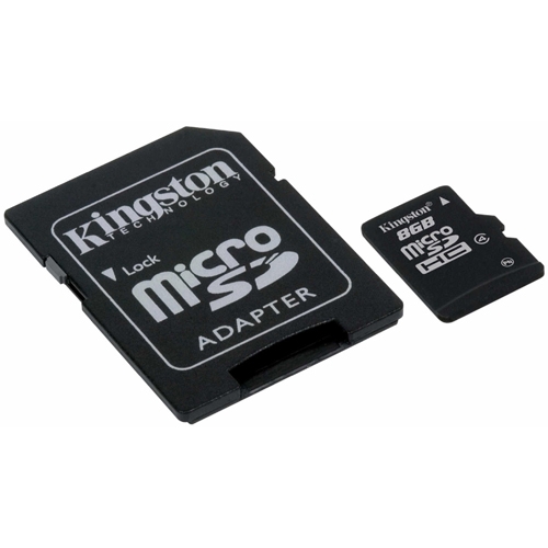 Kingston 8GB microSDHC Card - (Class 4) SDC4/8GB