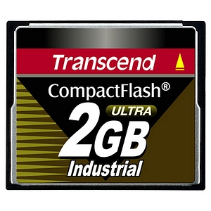Transcend 2GB Ultra Speed Industrial CompactFlash (CF) Card TS2GCF100I