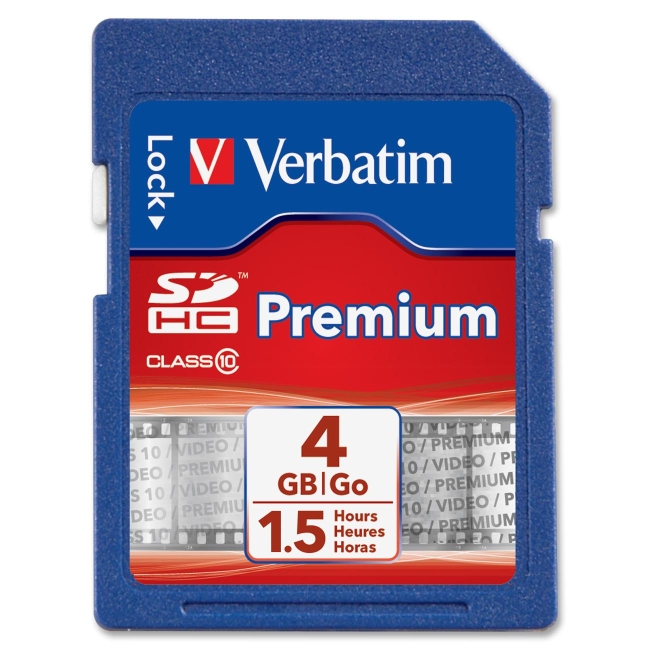 Verbatim 4GB Secure Digital High Capacity (SDHC) Card 96171