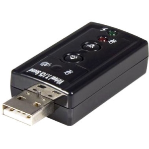 StarTech.com Virtual 7.1 USB Stereo External Sound Card ICUSBAUDIO7