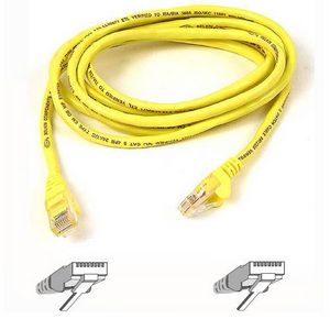 Belkin Cat5e Crossover Cable A3X126-25-YLW-S