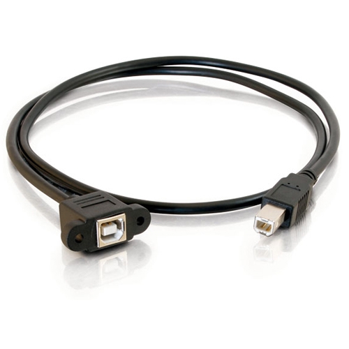 C2G USB 2.0 Panel Mount Cable 28072