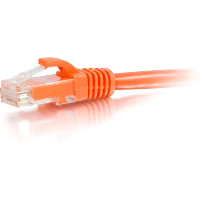 C2G 150 ft Cat6 Snagless UTP Unshielded Network Patch Cable - Orange 27819
