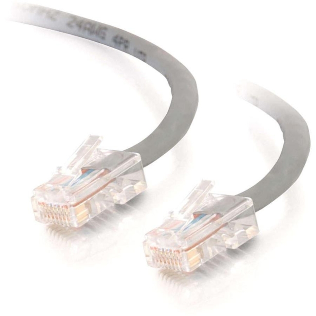 C2G 7 ft Cat5e Non Booted Crossover UTP Unshielded Network Patch Cable - Gray 24505
