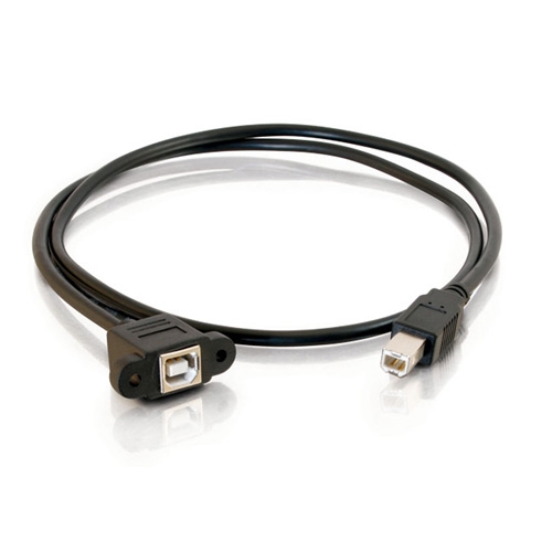 C2G USB 2.0 Panel Mount Cable 28071