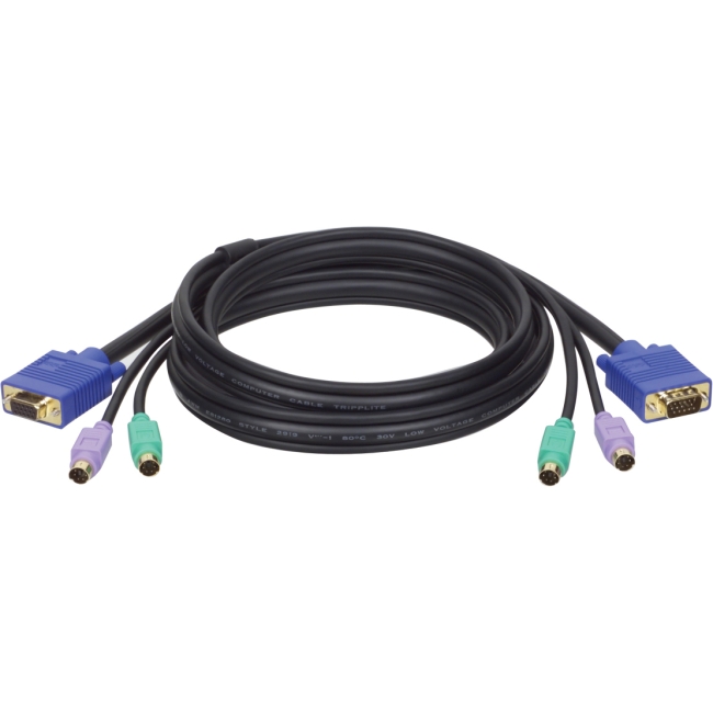 Tripp Lite Super-Flex 3-IN-1 KVM Switch Cable P753-015