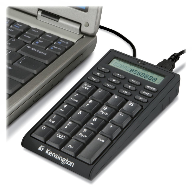 Kensington Notebook Keypad/Calculator with USB Hub - PC & MAC Compatible K72274US 72274