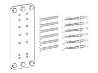 Ergotron Steel Stud Wall Mounting Kit 60-591-003