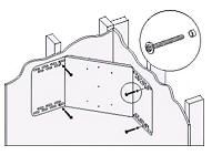 Peerless-AV Wall Mount Corner Bracket WSP416