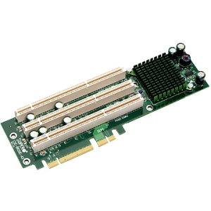 Supermicro 3-slot PCI-E to PCI-X Active Riser Card CSE-RR2UE-AX