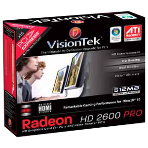 Visiontek Radeon HD 2600PRO Graphics Card 900181