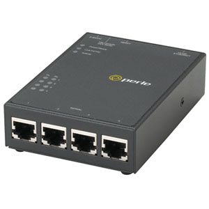 Perle IOLAN 4-Port Device Server Secure Extend Temp 04030630 SDS4 T