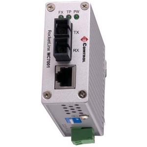 Comtrol RocketLinx Fast Ethernet Media Converter 32021-0 MC7001