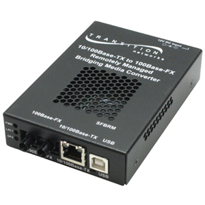 Transition Networks 10/100Base-TX to SFP Slot Media Converter SFBRM1040-100-NA