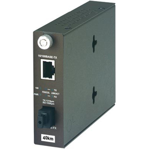 TRENDnet 100Base-TX to 100Base-FX Dual Wavelength Single Mode SC Fiber Converter TX1310 TFC-110S40D3