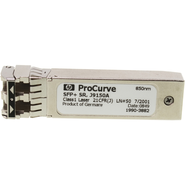 HP ProCurve Gigabit Ethernet SFP+ Transceiver Module J9150A